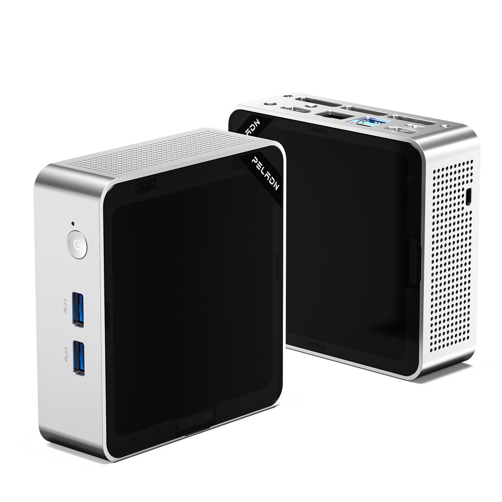 PELADN WO5 Mini PC 4300U, 16GB DDR4 RAM 512GB SSD, Ryzen 4300U Desktop Mini Computers wit…