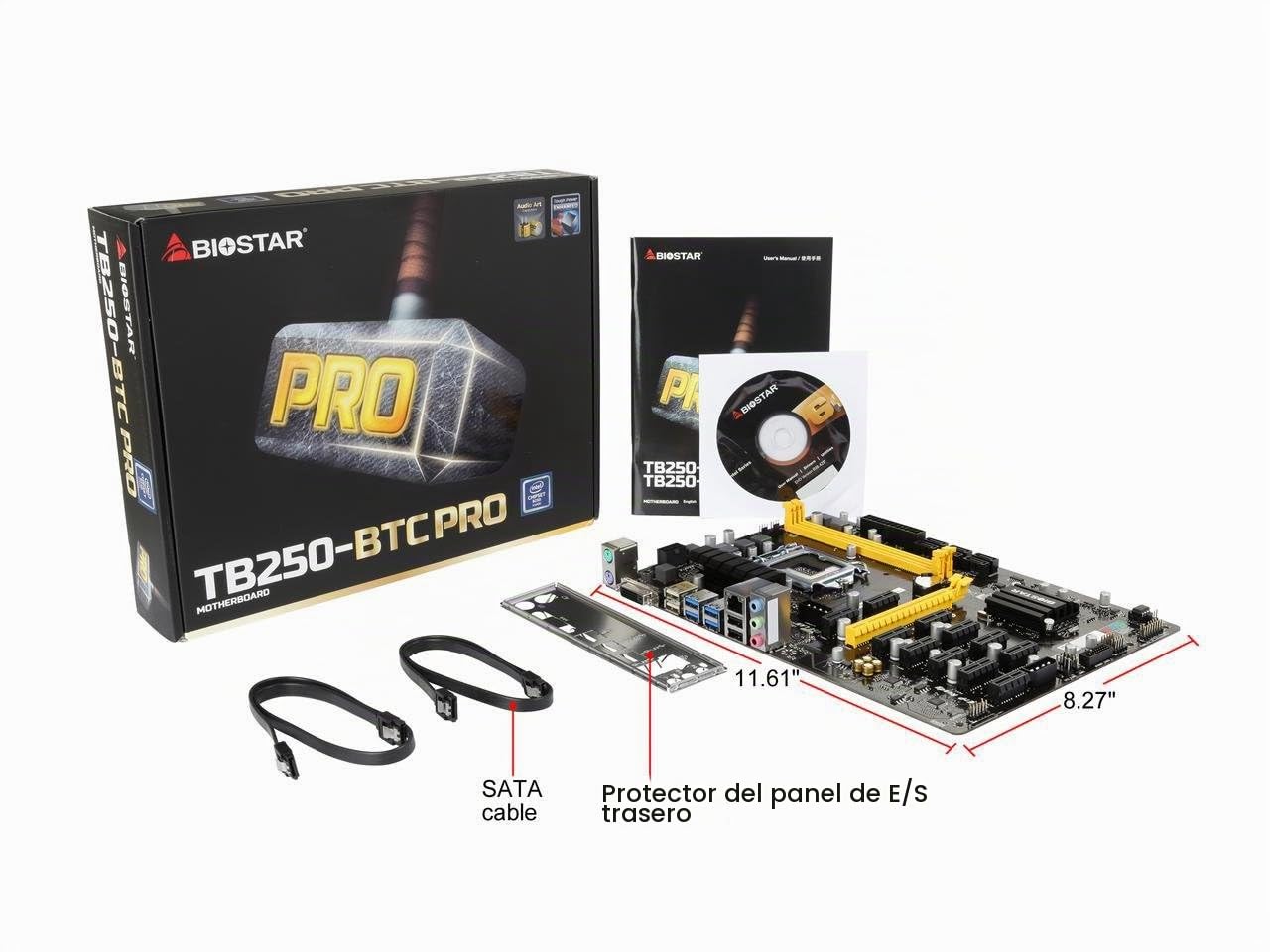 Amazon.com: Biostar Placa base TB250-BTC PRO Core i7/i5/i3 LGA1151