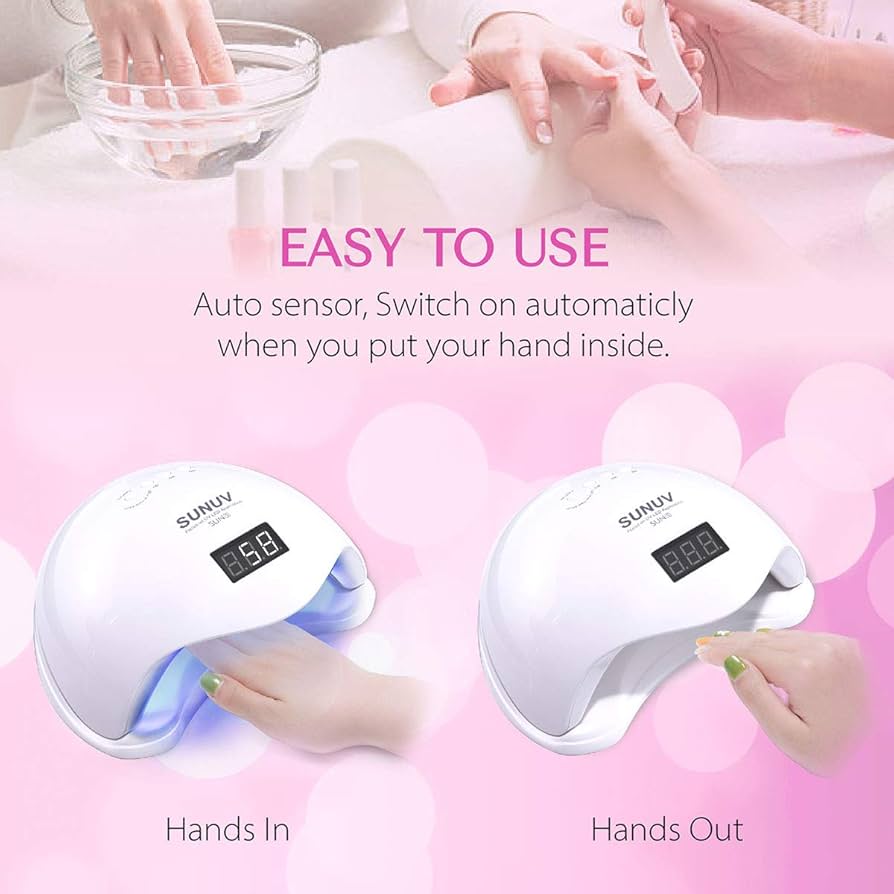 Amazon.co.jp: UV LED ネイルランプ SUNUV UV ライト ネイル用