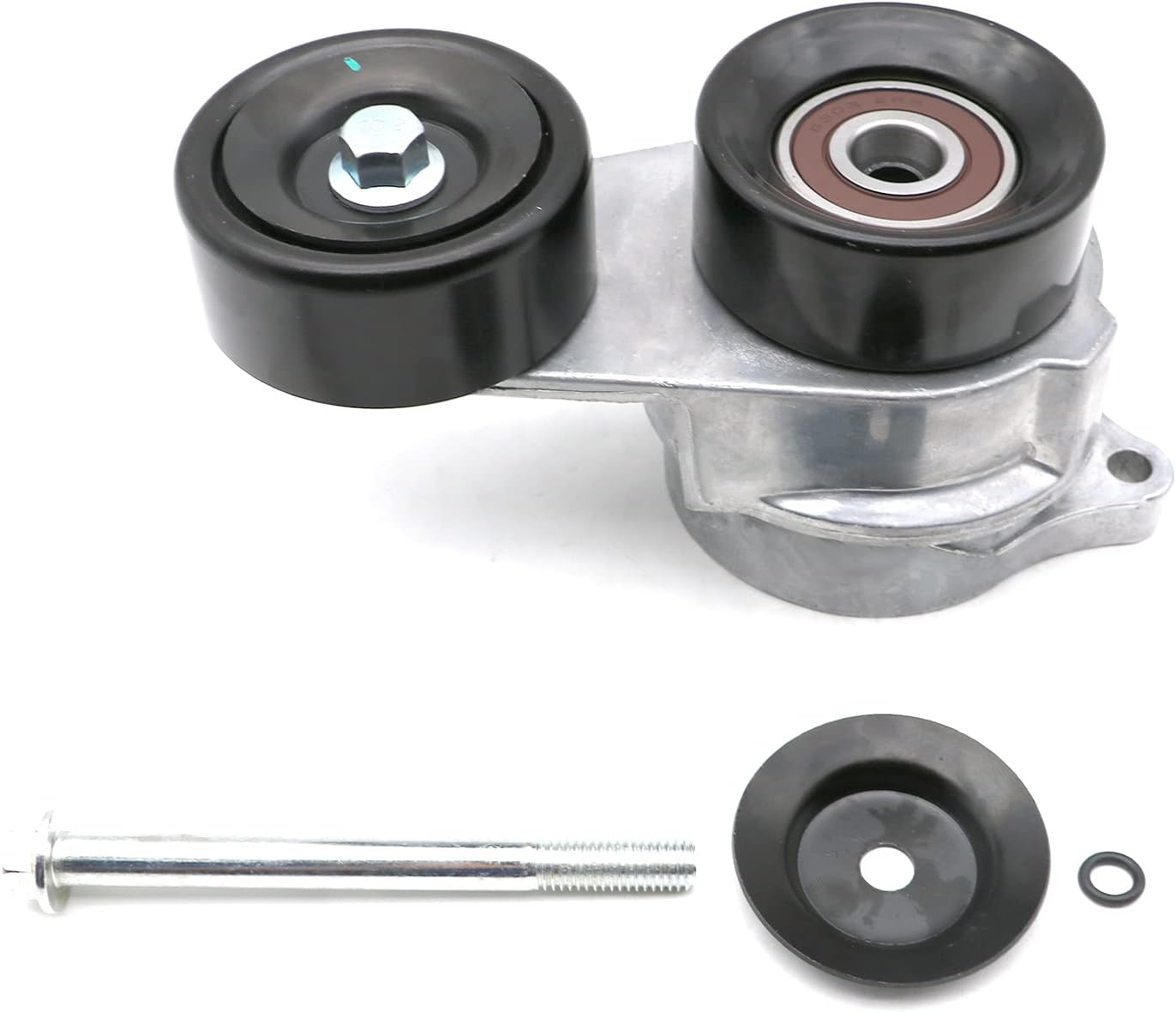 Chefull 38332 Belt Tensioner with Pulley Assembly Drive Compatible with Acura 03-10 MDX 05-10 RL 07-08 TL 10 ZDX & Honda 03-07 Accord 3.0L 08-09 Accord 3.5L 05-10 Odyssey 05-08 Pilot 06-10 Ridgeline