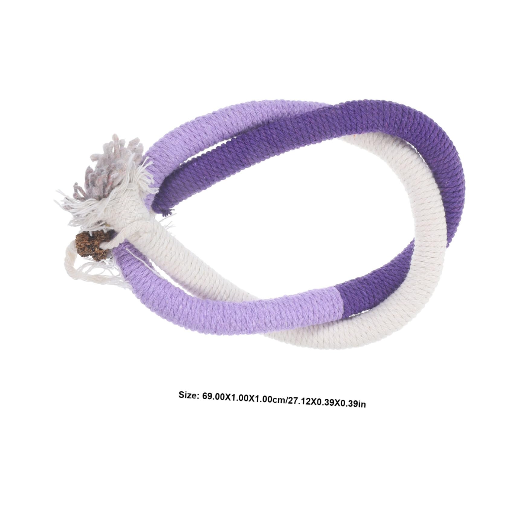 BESPORTBLE 12 Pièces Jouet pour Chat Jouets pour Animaux De Compagnie Jouets pour Chaton Voiture Corde en Coton Jouets De Morsure De Chat Corde De Meulage De Dents De Chat Jouets À Mâcher