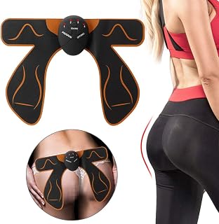 3 Types EMS Hip Trainer Buttock Lifting Massage Device Hip Muscle Stimulation Massager AB Trainer Workout Equipment Machine Fitness for Women Men (Curve)