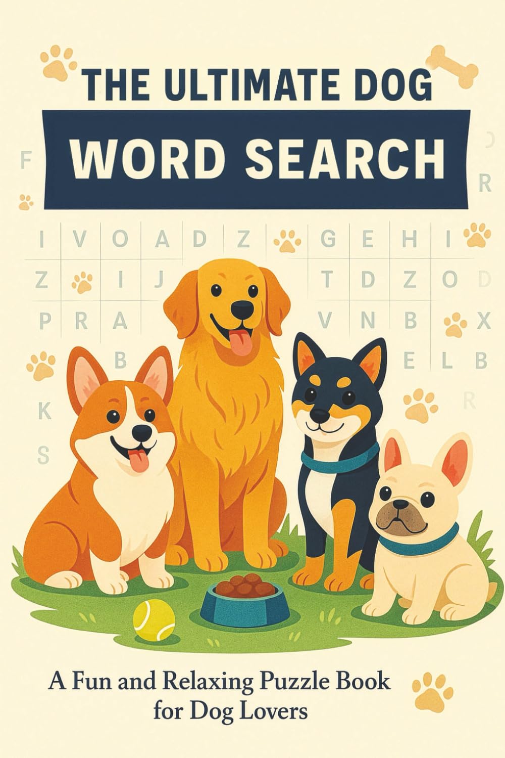 The Ultimate Dog Word Search: The Ultimate Dog Word Search: The Perfect Gift for Dog Lovers – 55 Entertaining Word Search Puzzles About Man’s Best Friend
