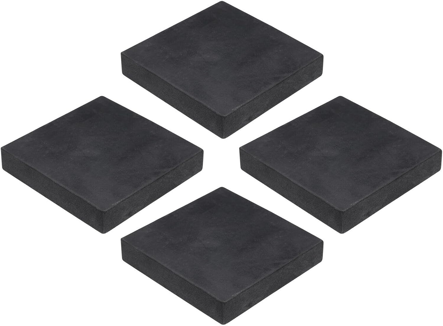 Toolparts And Accessories 4pcs Rubber Anti-Vibration Pads Hard Pads 100mm X 100mm X 20mm Square (#CN#130824-13604)