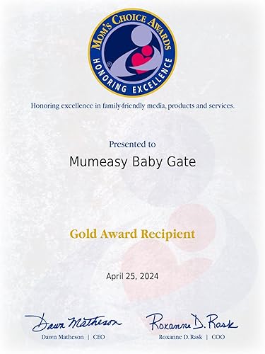 Miniatura 8 de Puerta de bebé para escaleras, puerta para perros de 29.6 a 46 pulgadas con cierre automático para puertas, puerta extra ancha para niños, puerta de