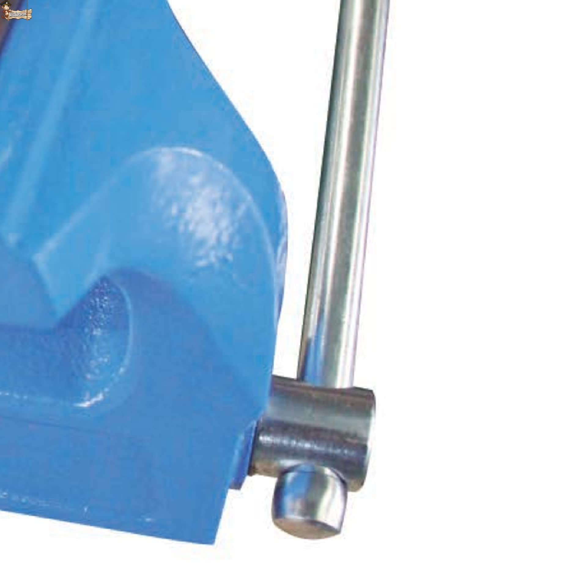 BricoLoco.com Vite da banco da lavoro Tornio regolabile in acciaio fuso Morse sostituibili per tavolo da lavoro con incudine, base fissa, fabbro, meccanico, legno, modellismo (150 mm.)