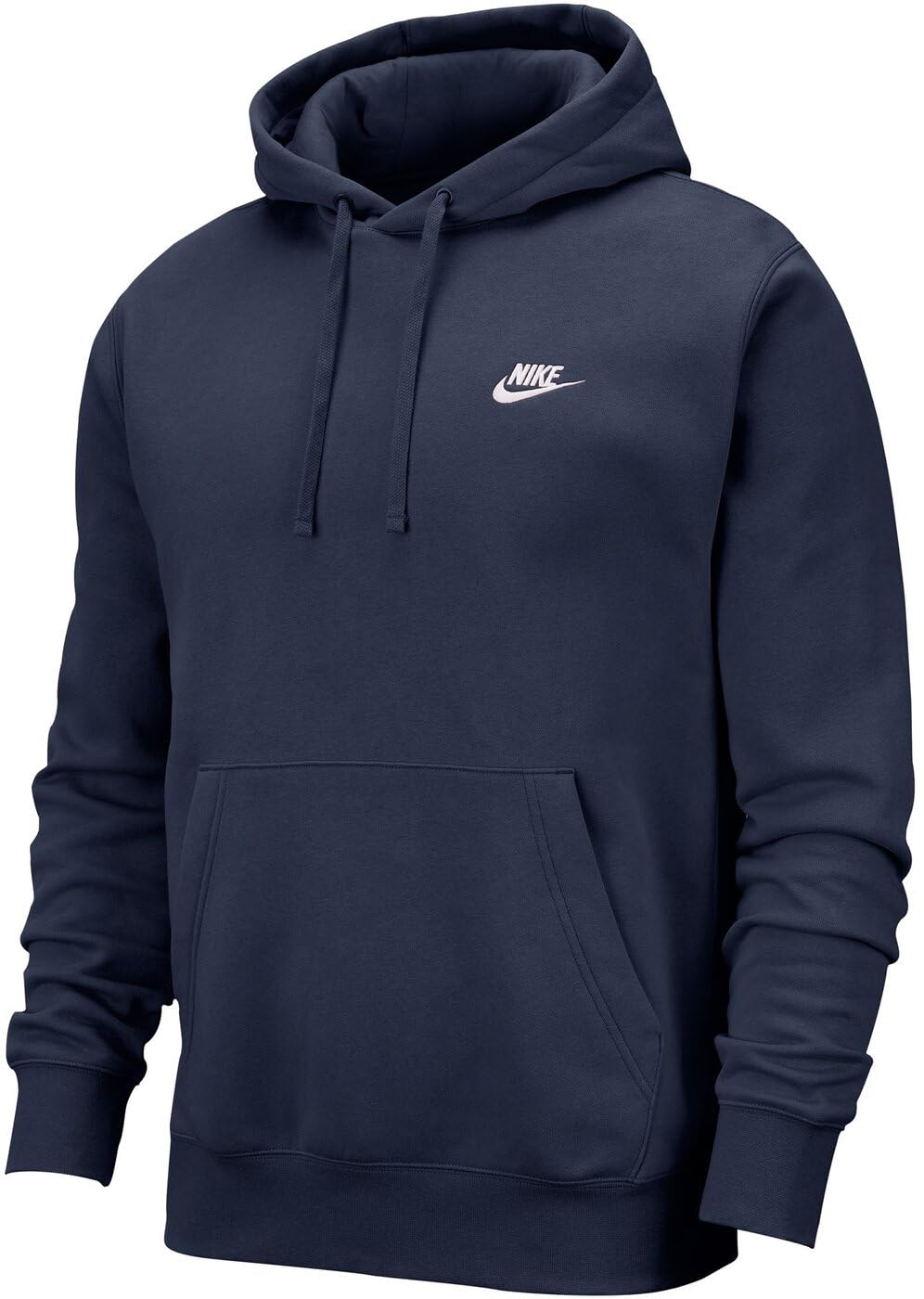 Nike Hoodie Mens XXL Navy Blue Swoosh Street Sportswear Pullover 90s Y2K Top Fit