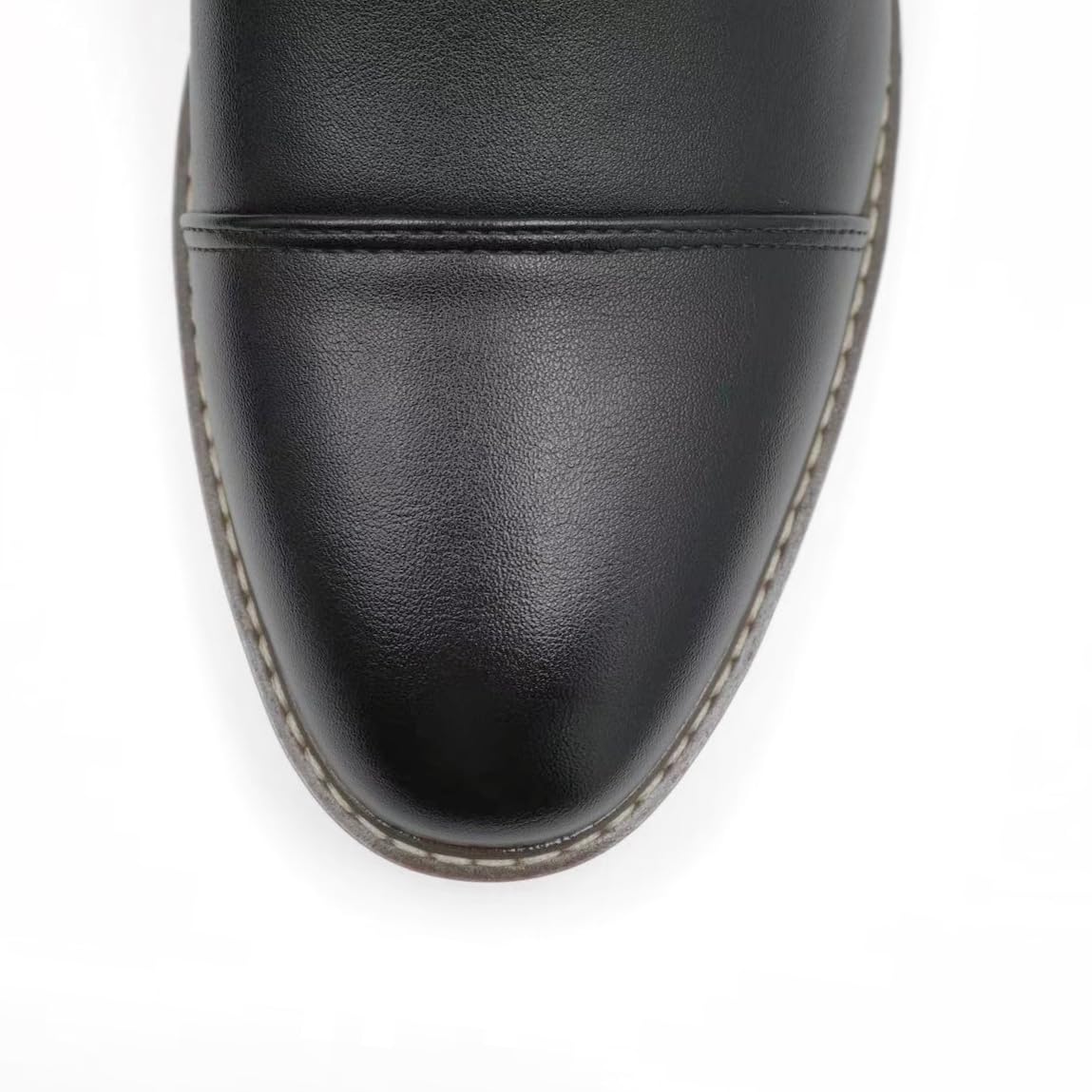 Finishing & Sewing Zapatos de vestir Oxford para hombre, puntera con doble correa de monje