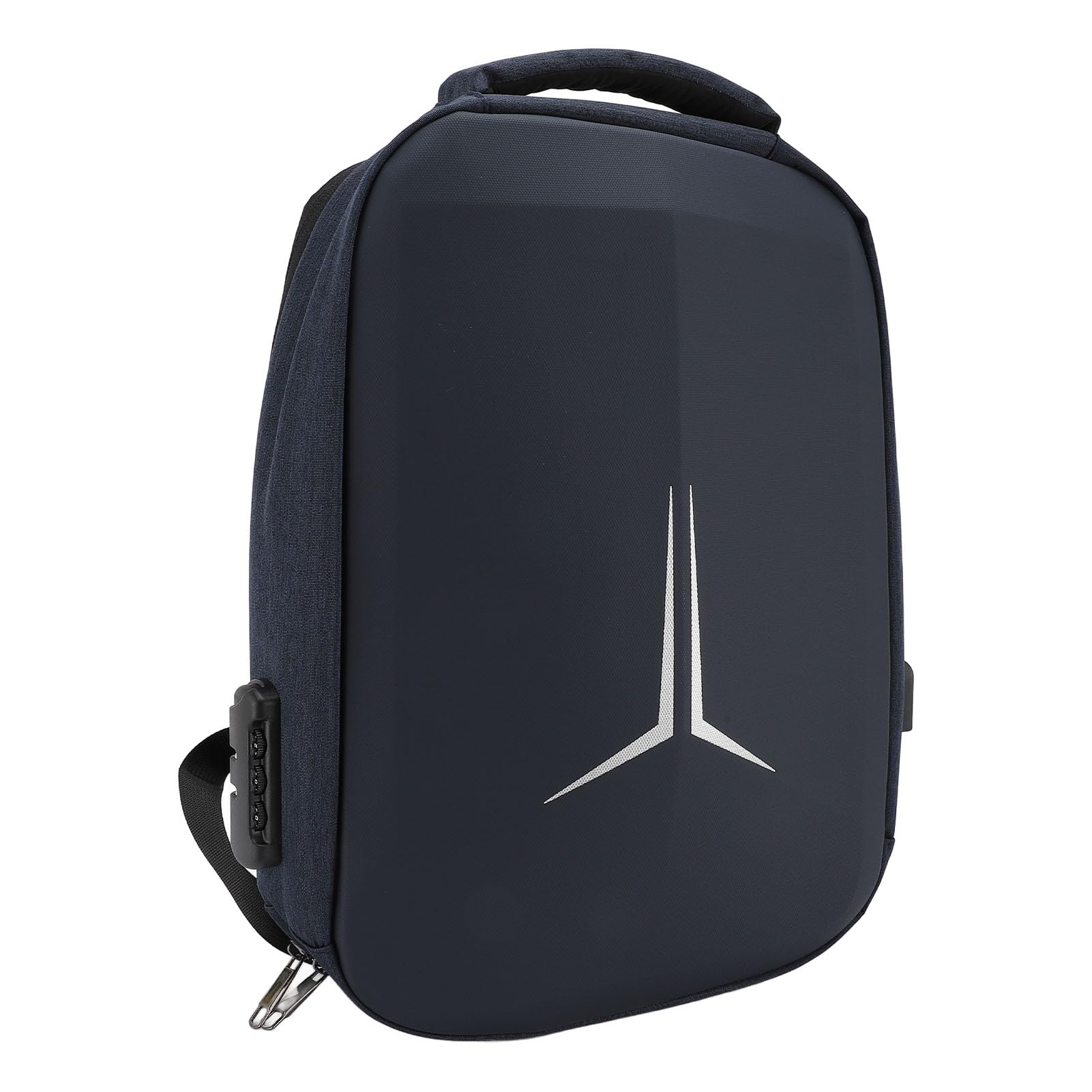 Jiawu Mini Bolsa de Viaje, Estuche de Transporte para Exteriores Mochila Satelital Impermeable con Cerradura, Bolsa de Almacenamiento de Accesorios para Platos (Blue)