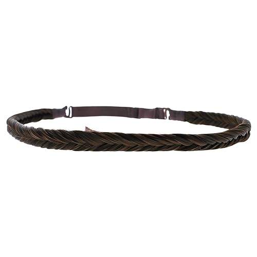 Miniatura 3 de Hairdo Diadema de doble trenza pop, R2 Ebony