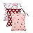 babygoal Wet Dry Bags 3 Pack, Waterproof Travel Bags for Swimsuits, Beach, Pool, Gym,Food Storage and Wet Clothes(Cherry,Flamingo,Polka Dot),3LN42-B
