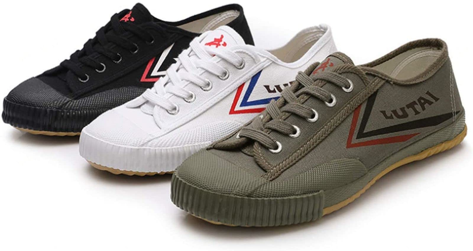 Zapatos de Artes Marciales Profesionales Zapatos de Kung Fu Zapatos Deportivos Adultos Transpirables,ArmyGreen-EU41