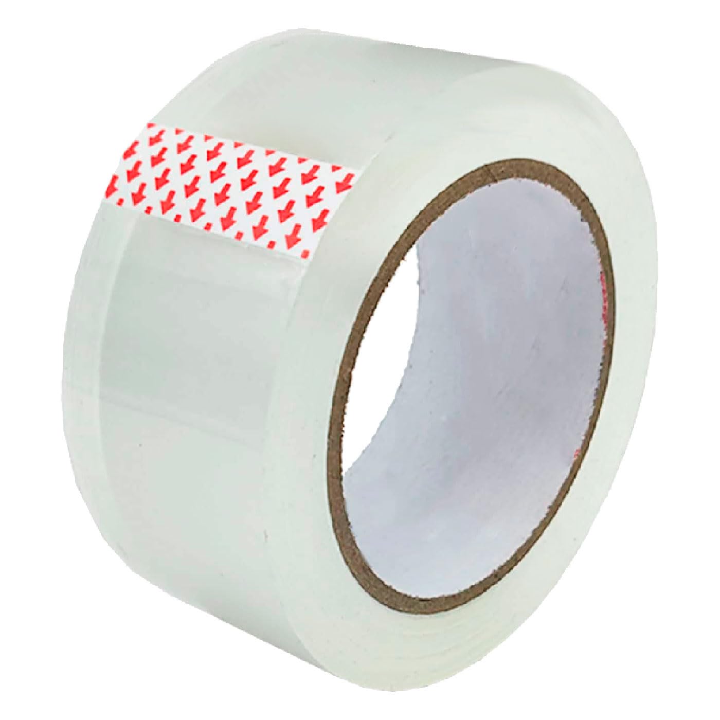 Acan Tradineur - Confezione da 24 nastri adesivi per imballaggio, ideali per traslochi/spedizioni/stoccaggio, resistenza universale per uso in ufficio, casa, scuola (trasparente, 150 m x 4,8 cm)
