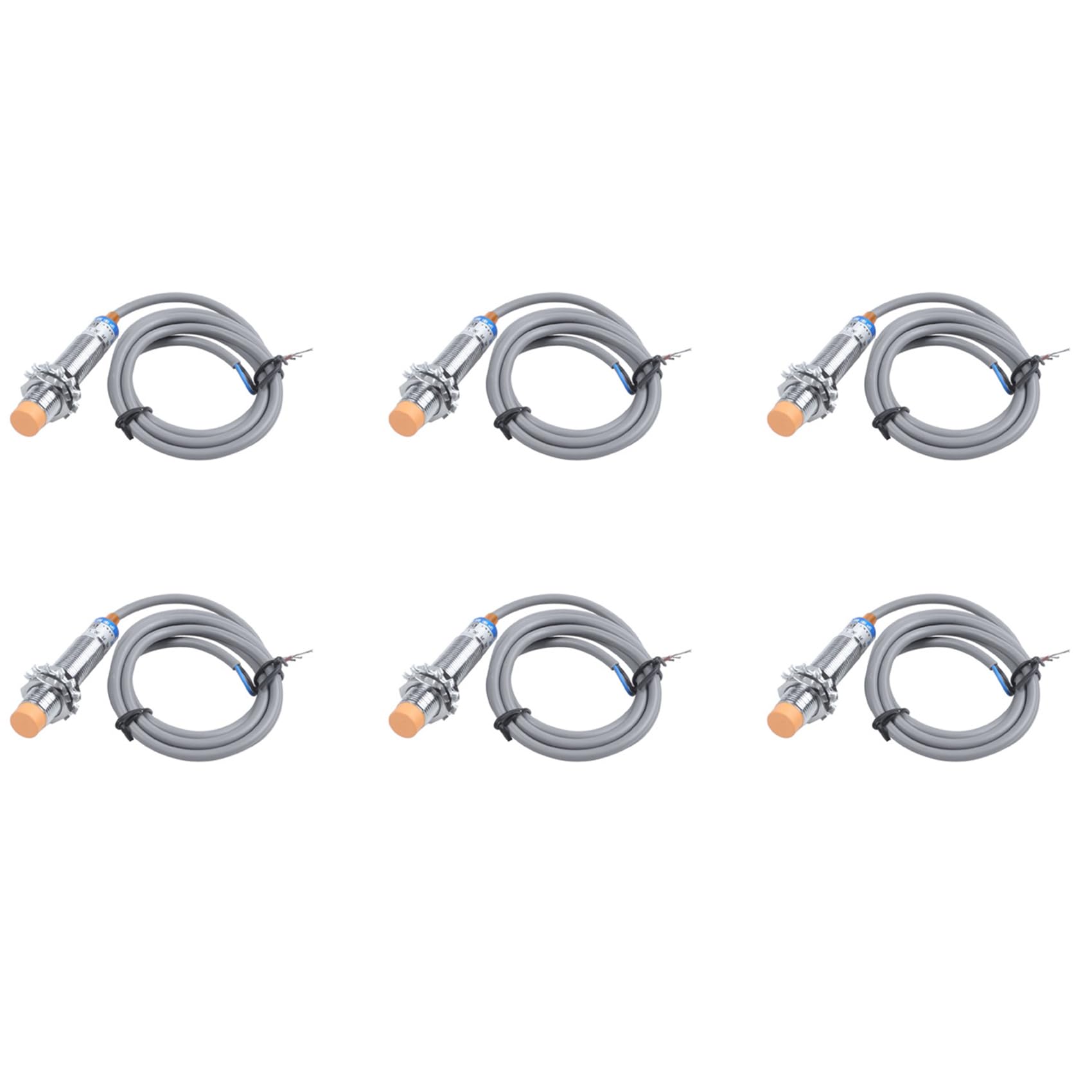 Jnchdghwa As Shown 6X Dc6-36V 300Ma Npn No 3-Wire 4Mm Tubular Inductive Proximity Sensor Switch Lj12a3-4-Z-Bx