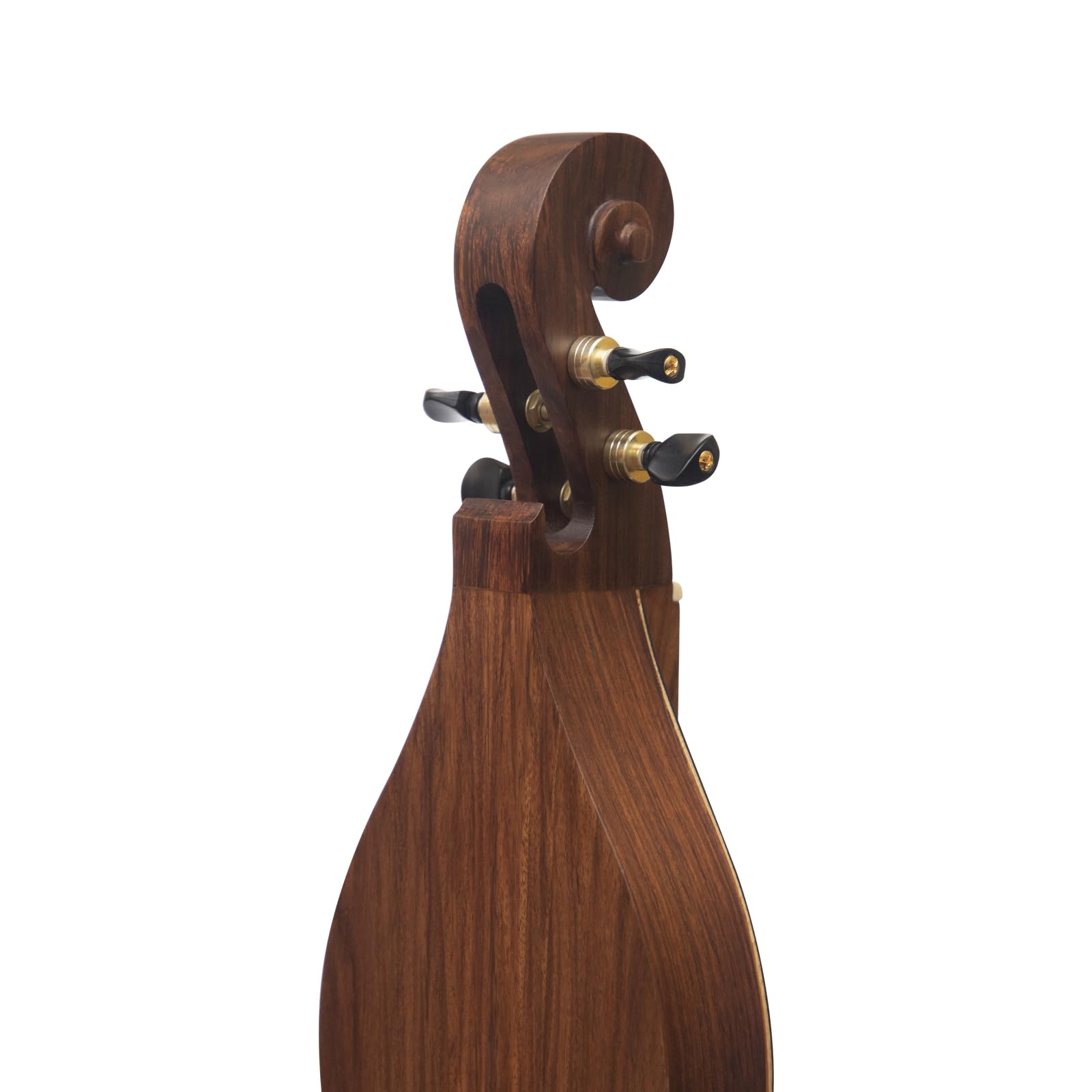 Mountain Dulcimer - Palissandro a 4 corde, con foro a F, con filetto