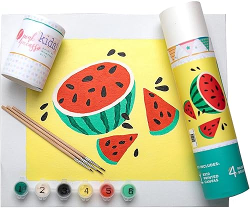 Miniatura 12 de Pink Picasso Kits de pintura por números para niños de 8 a 12 años Kit de manualidades para niños principiantes de bricolaje, pintura acrílica