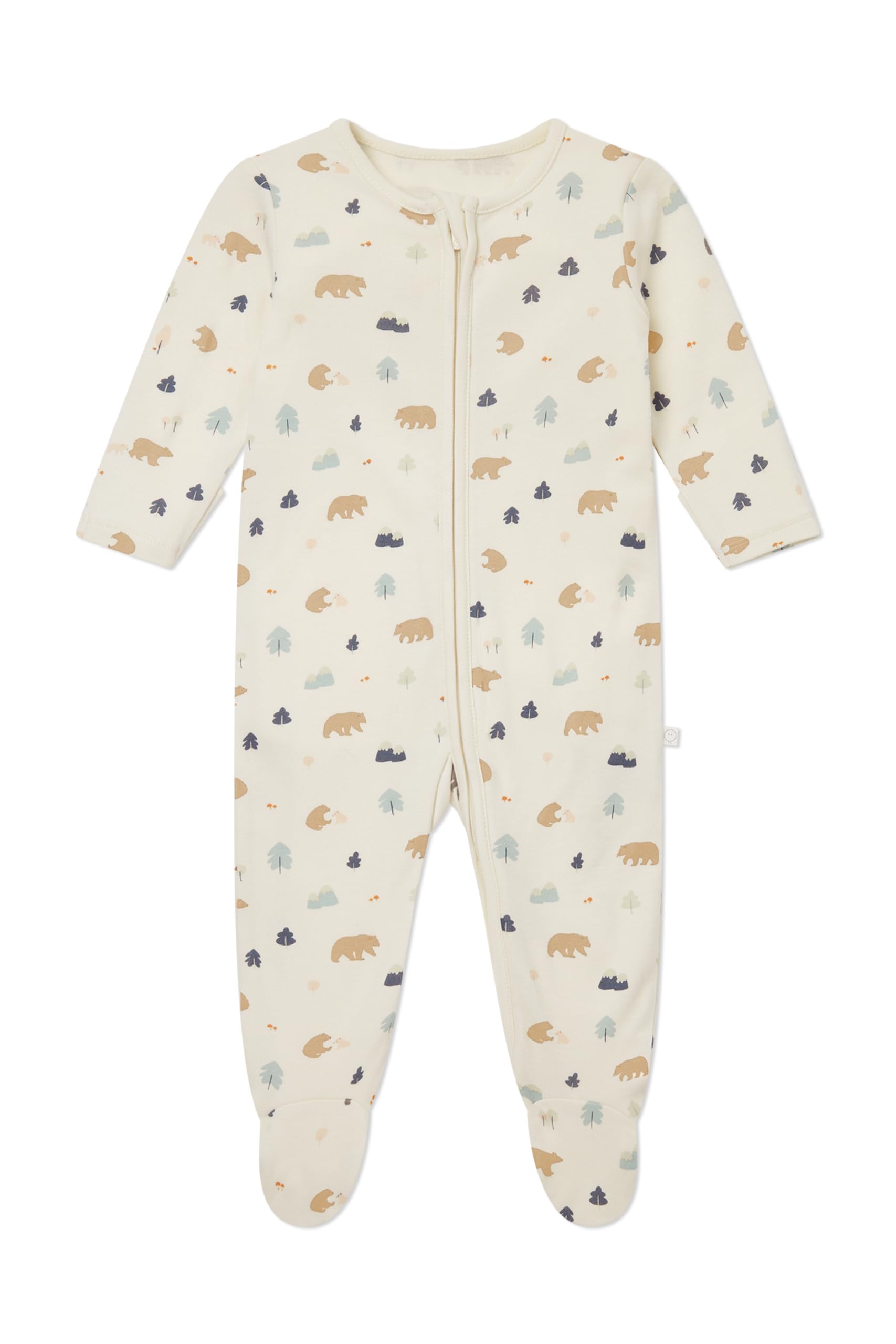 MORIBaby Boys and Girls Pajama Set - Unisex Infant Sleep and Play Nightwear with Shoulder Popper Placket