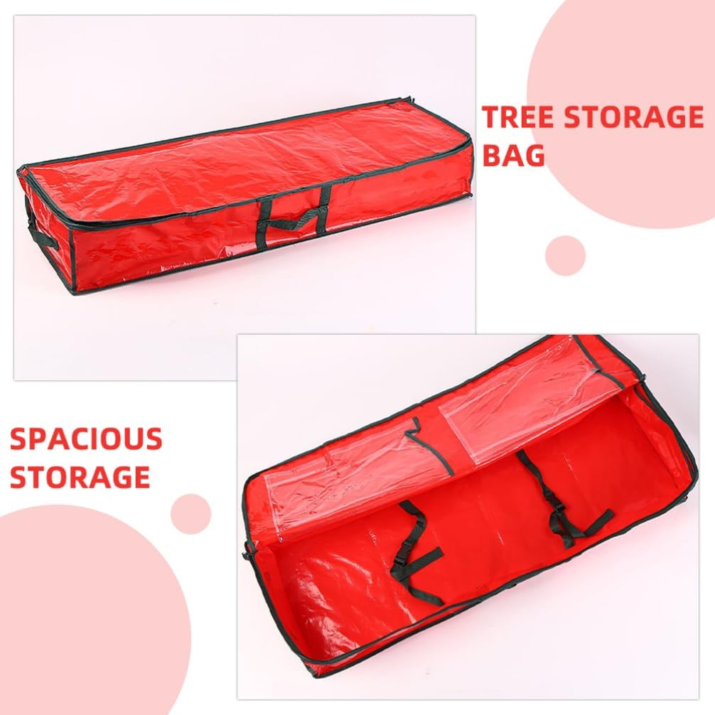 Cabilock Christmas Tree Storage Bag Holiday Fits Up to 7.5 ft Xmas Tree Storage Pouch Christmas Tree Container Extra Large Artificial Xmas Tree Carrying Bag