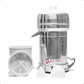 Espremedor Industrial Aluminio BIVOLT Profissional Laranja Frutas Sucos