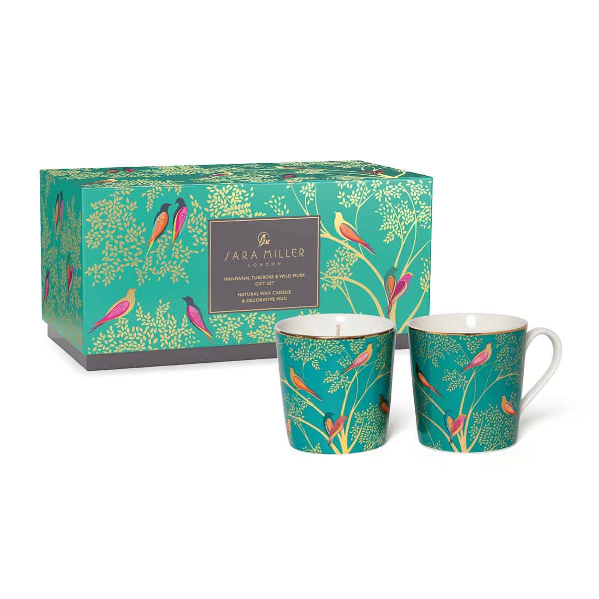 Sara Miller Chelsea Tasse und Kerze Geschenkset