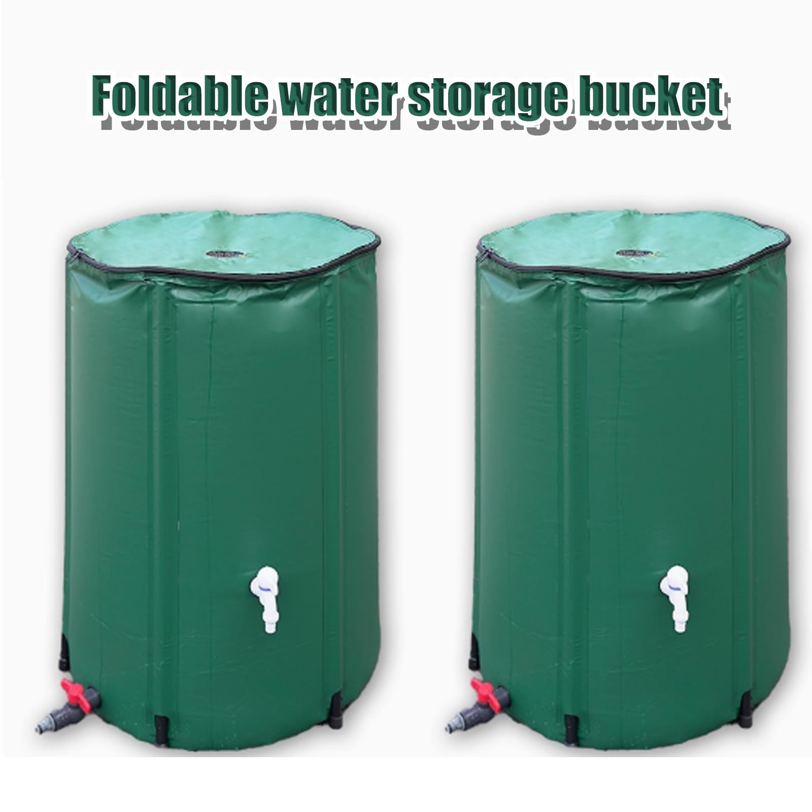 Barril De Agua, Bajante For Sistema De Recolección De Agua De Lluvia, Revestimiento De PVC For Jardín, Colector De Agua De Lluvia De Canalones, For Terrazas, Patios(200L)