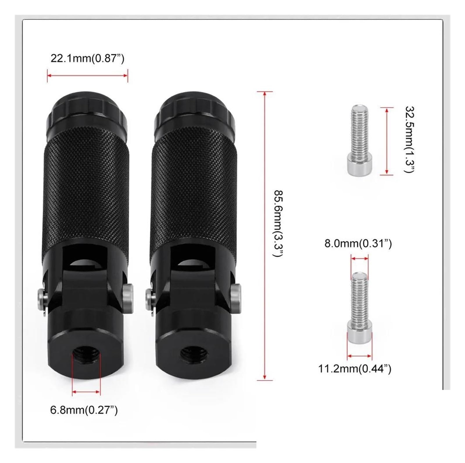 Motocicleta Estriberas para Ducati Pedales De Motocicleta Adecuados Pedales Traseros Plegables De Aleación De Aluminio CNC para Motocicleta Estriberas Pedal