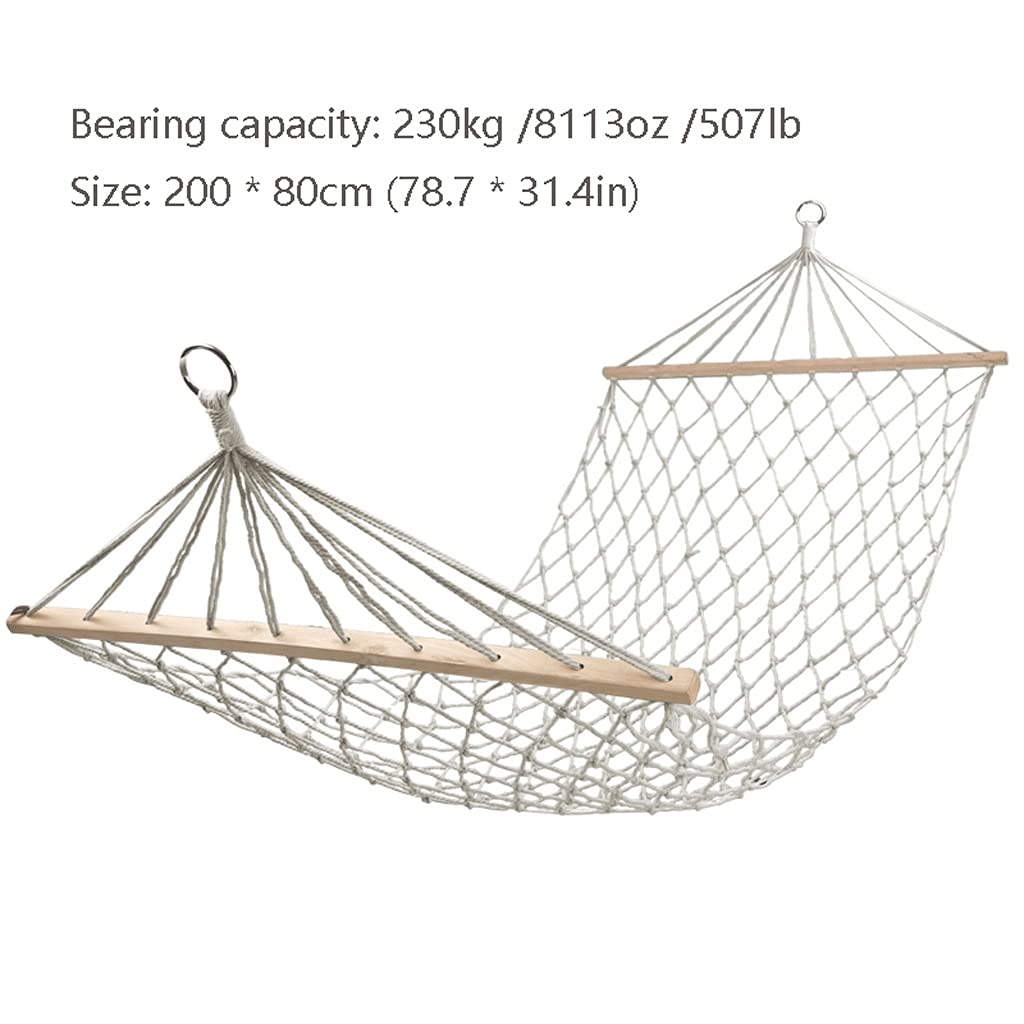 Hamac Hamac en Treillis tissé, oreillers en Forme de U et Lunettes de gonflage Le hamac de Maille Super Respirant Convient au Camping en Plein air Hamac Portable