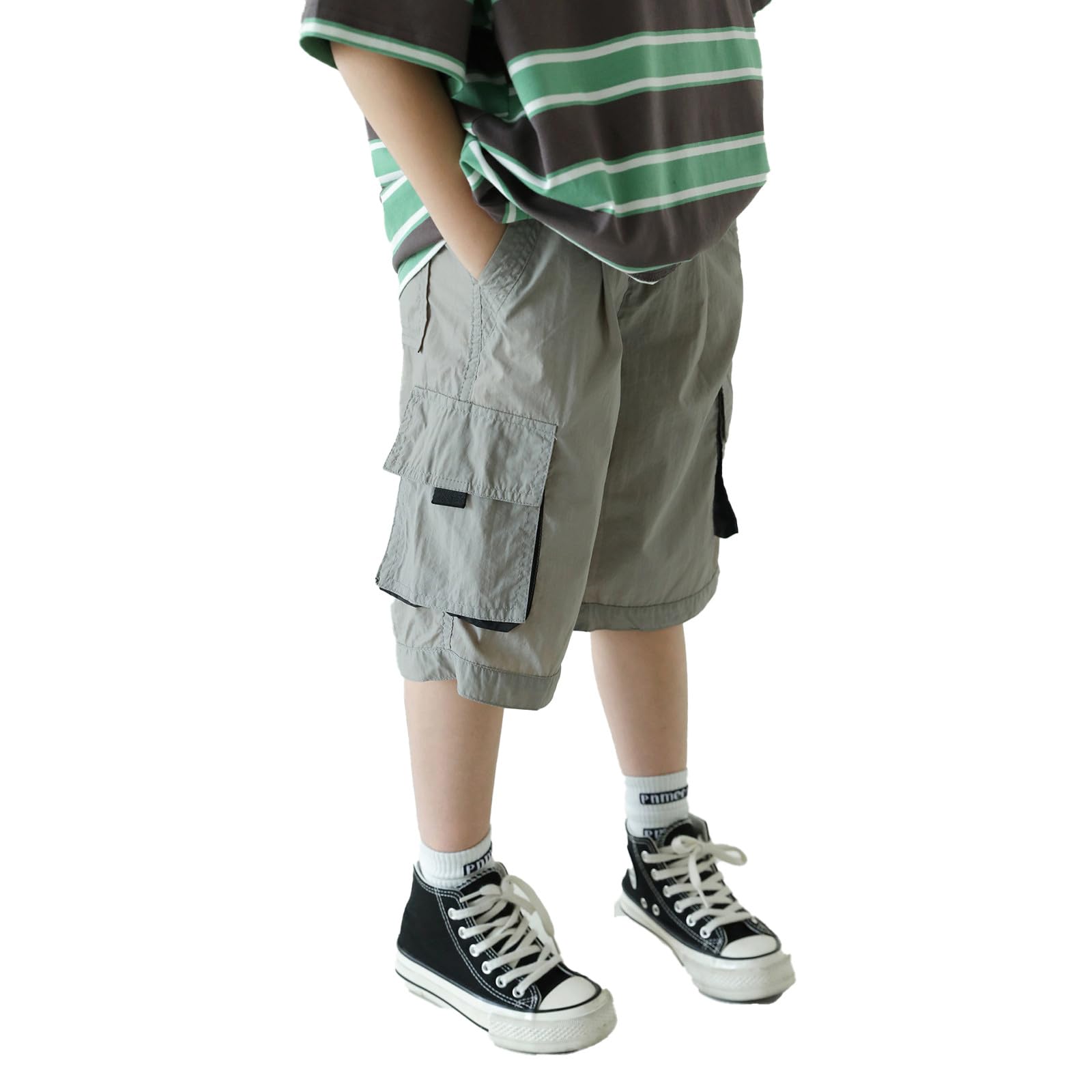 Short Enfant Garçon, Enfants Cargaison Shorts Confortable Poids