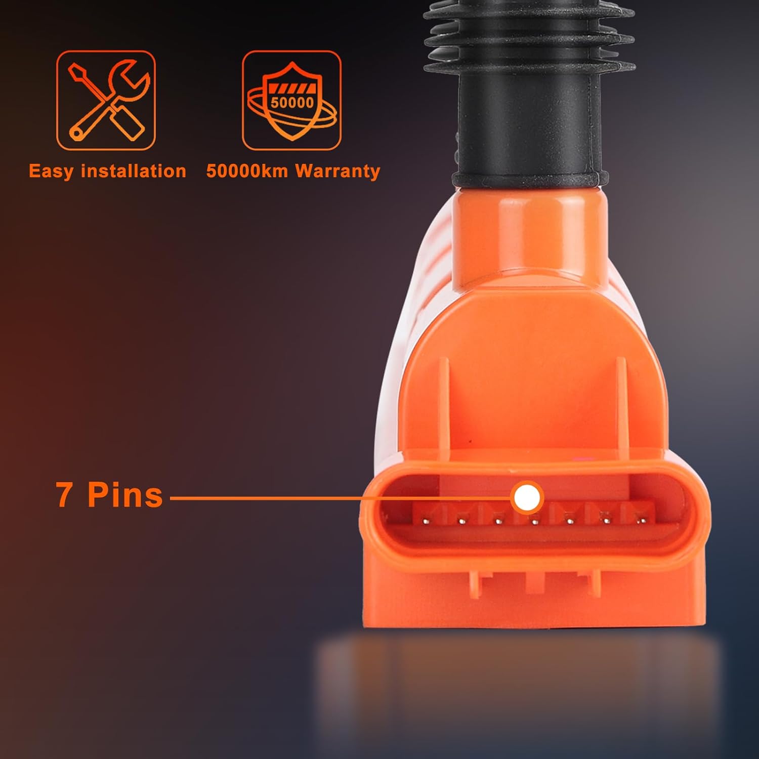 PAPAPARTS UF669 Ignition Coil Pack 7 Pins 12008092 Compatible with Chevy Cruze Limited Sonic Trax Volt Cadillac ELR Buick Encore L4 1.4L 2011 2012 2013 2014 2015 2016 2017 2018 2019