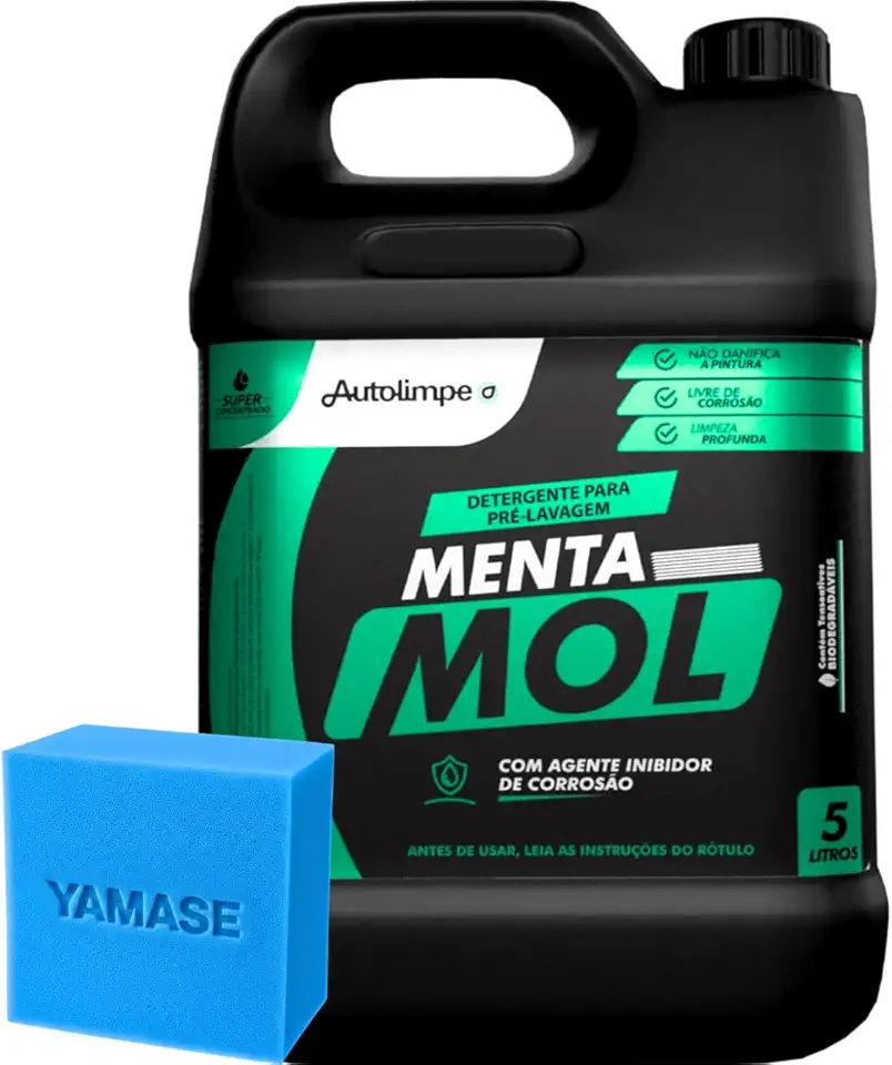 Shampoo Automotivo Desincrustante Limpeza Pesada MentaMol 5L Autolimpe