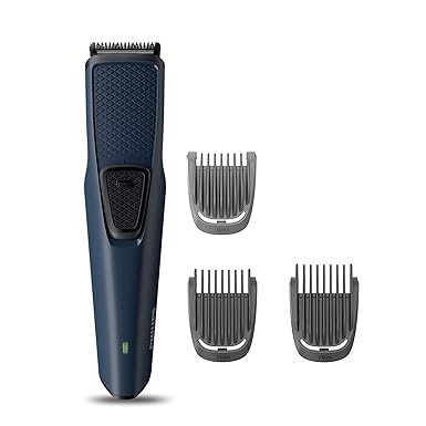 PHILIPS BT1232/15 Skin-friendly Beard Trimmer - DuraPower Technology, Cordless Rechargeable with USB Charging