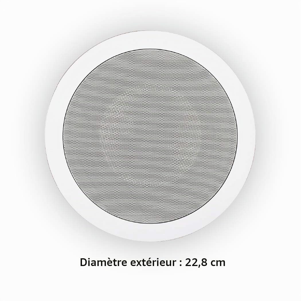Magnat Interior IC 62 Enceinte encastrable 11.1 140 W - Blanc
