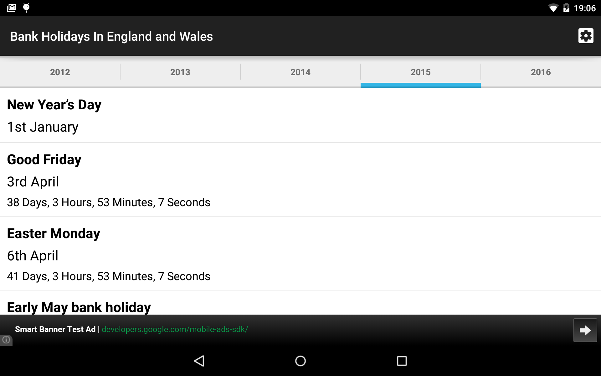 Bank Holidays in England & Wales:Amazon.com:Appstore for Android