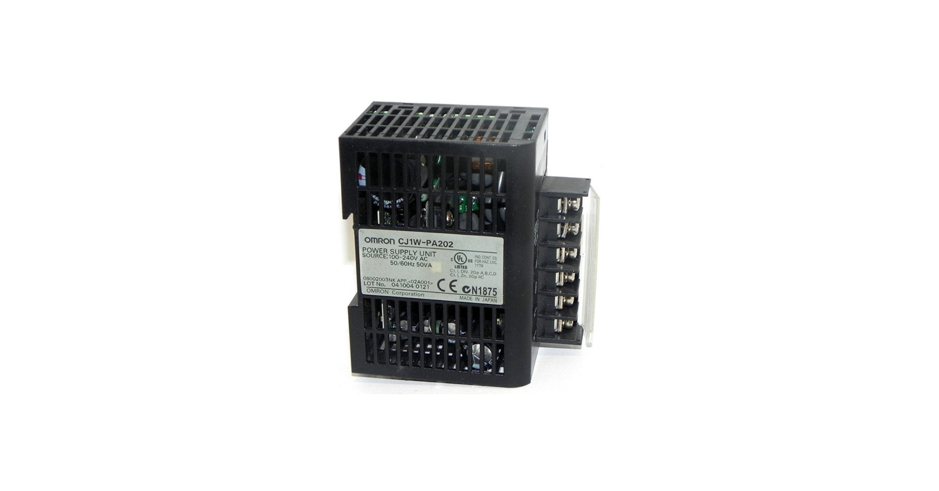 OMRON CJ1W-CPU11 CPUモジュール CJ1W-PA202// Amazon.com: OMRON CJ1W-PA202 1 N.C/N.O, 100-240 VAC, 14 W