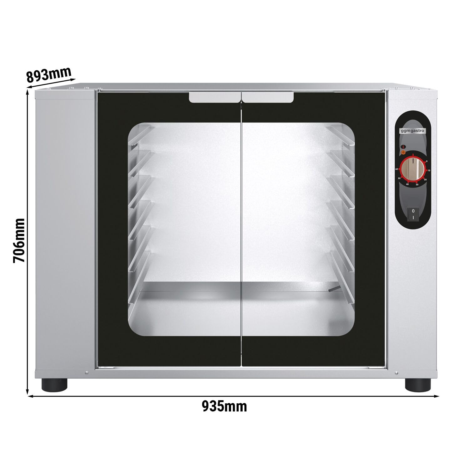 GGM Gastro Gärschrank manuell für 12 Bleche 600x400 mm