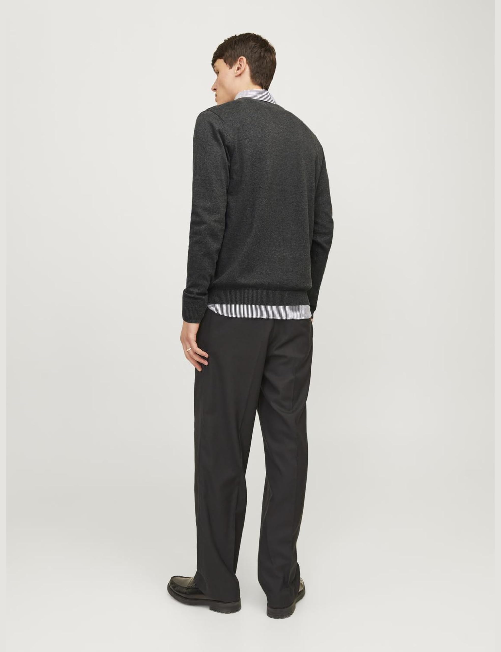 JACK & JONES Knitted Pullover Plain Knitted Pullover
