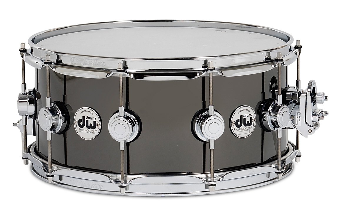 DW Collector's Series Black Nickel Over Brass Snare Drum 6.5x14" DRVB6514SVC