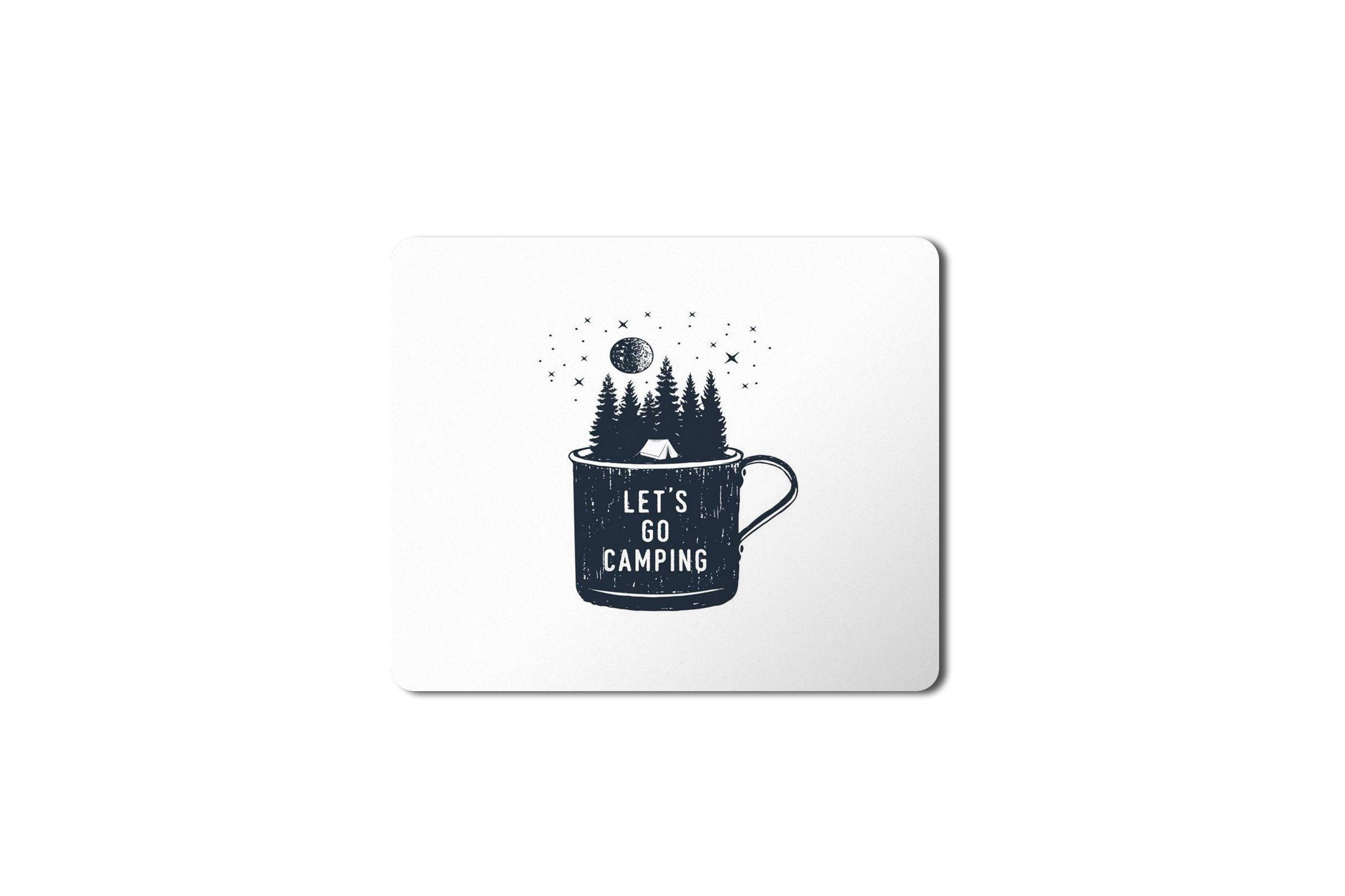 5 AceLets go Camping M HD Printed Designer Speed Mousepad for Laptop|Dekstop|Gamers|Graphic designers-7x8.5 Inches