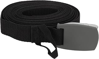 DEWIN Lashing Strap 11.8 Ft X 1 Inch Quick Release Kayak Tie Downs Strap with Metal Cam Lock Buckle for Truck Cinch Luggage