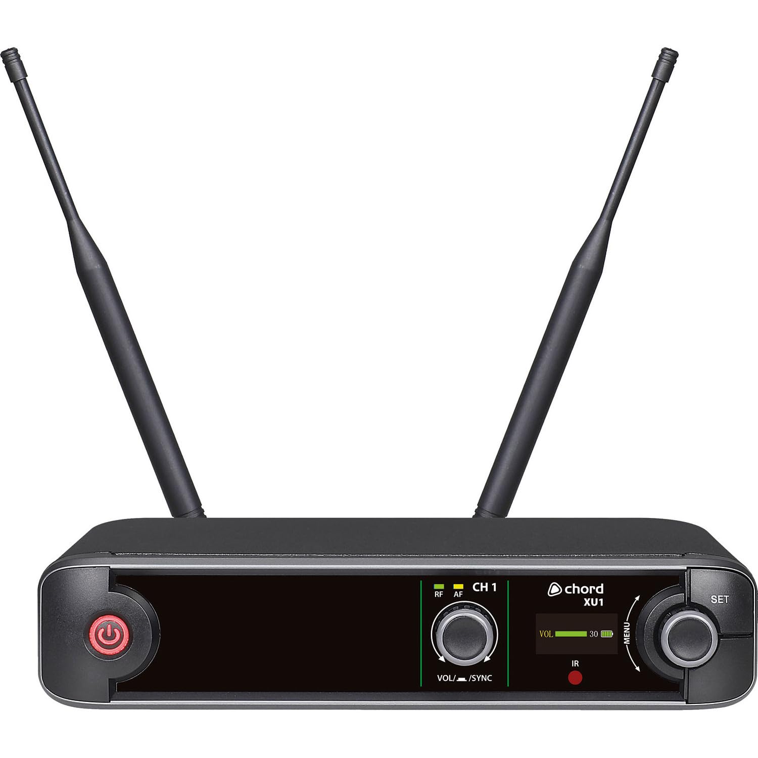 Chord XU-1BP Wireless Microphone System – UHF Receiver with 1 Bodypack Transmitter, Lavalier & Neckband Mic – Reliable, Compact & Voice-Optimised