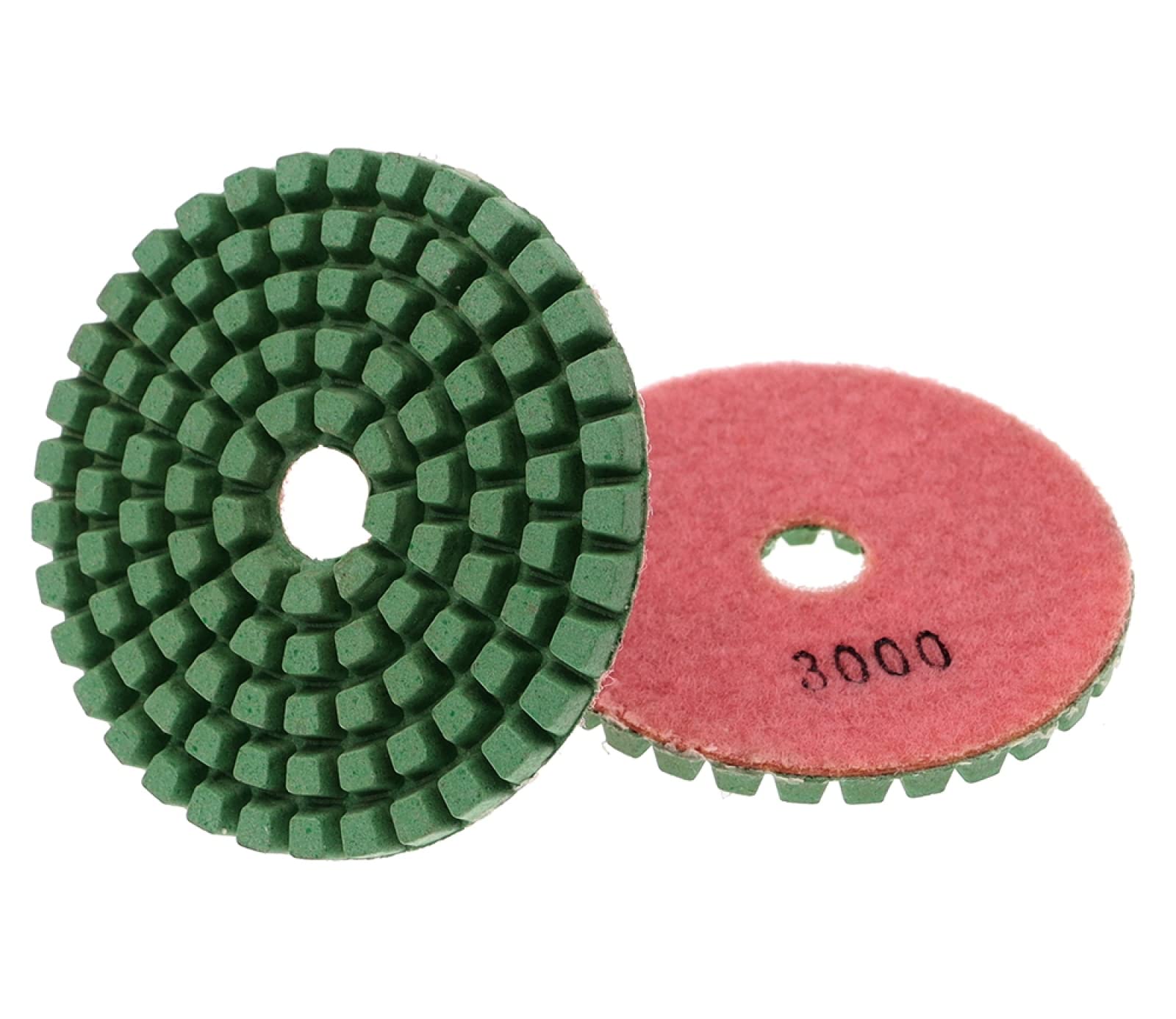 Rueda de la taza del diamante,Rueda de corte, 7 piezas de almohadillas de pulido de diamante húmedas/secas de 4 pulgadas de espesor 5 mm, ruedas de pulido flexibles for granito, mármol, piedra, baldos