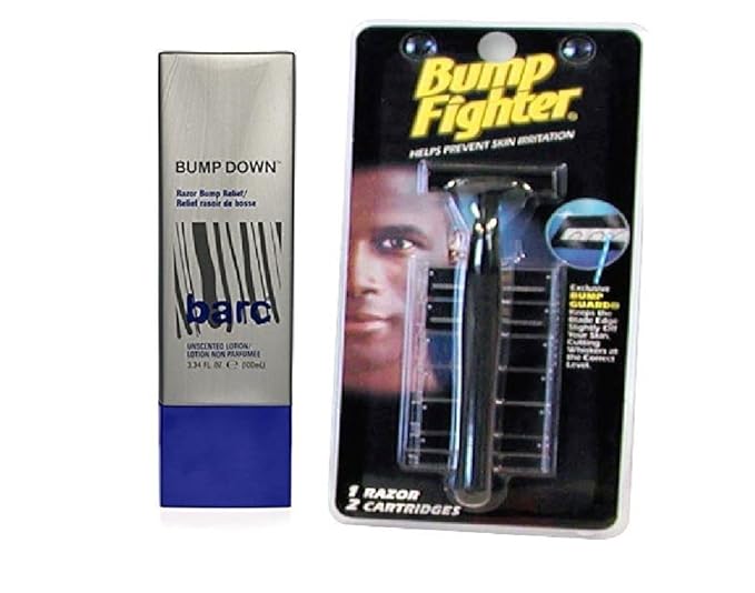 Bump Fighter Razor for Men + Barc Shaving item (Unscented
