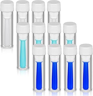 KLEBREIS 12Pcs Contact Lens Remover Contact Lens Applicator Cup Silicone Contact Lenses Inserter Remover Tool Soft Contact Lens Suction Stick for Hard Lenses