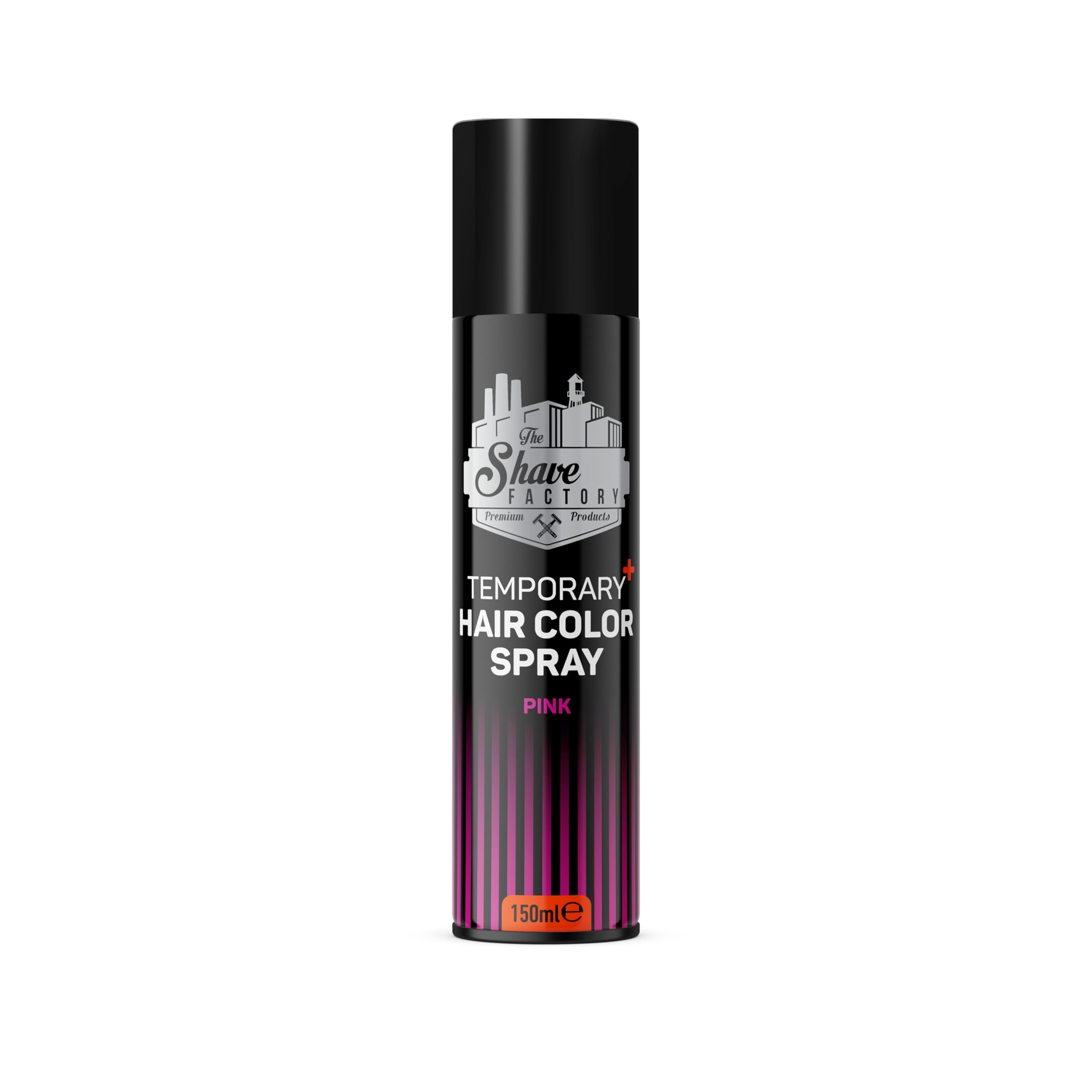 The Shave Factory Temporary Hair Color Spray Hairspray Shade Pink 150 Ml