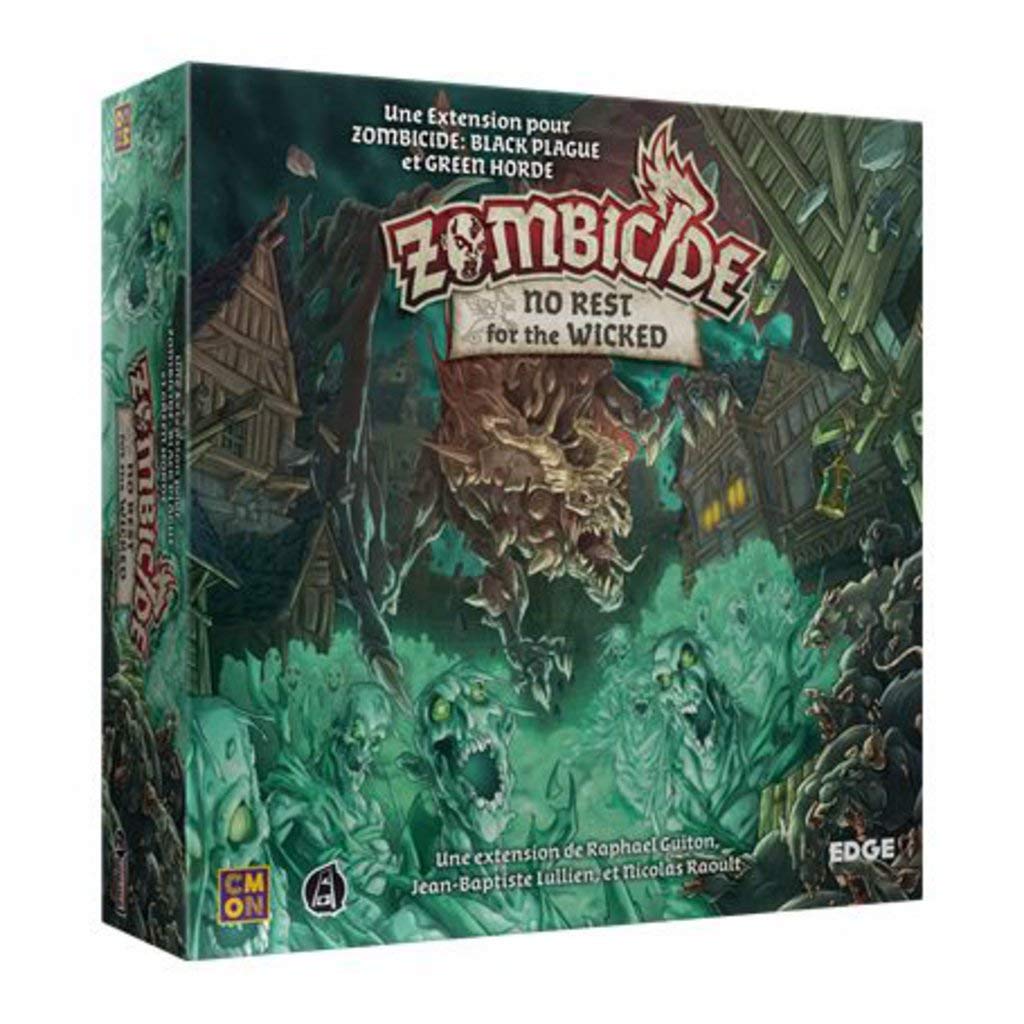 Cmon | Zombicide Black Plague: No Rest for The Wicked | Gesellschaftsspiel | Figurenspiel | ab 14 Jahren | 1-6 Spieler | 60 Minuten F917E587