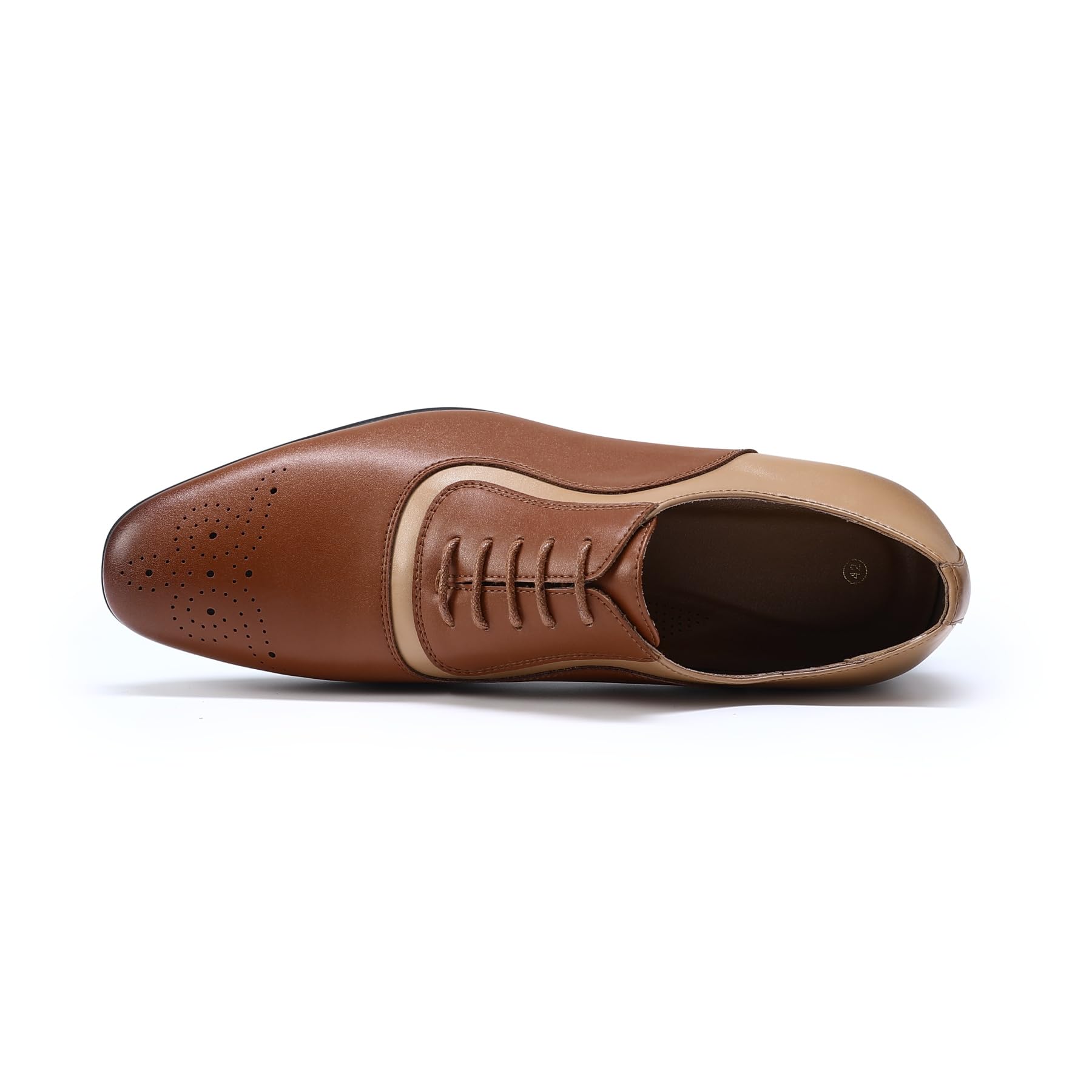 YFFUSHI Scarpe Eleganti Uomo Brogue Oxford Basse Stringate Sposo Shoes Formale Derby Business Matrimonio