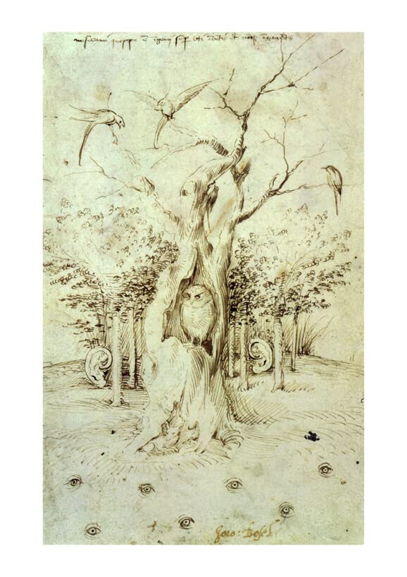 Poster Hieronymus Bosch grand format encadré pour grand salon