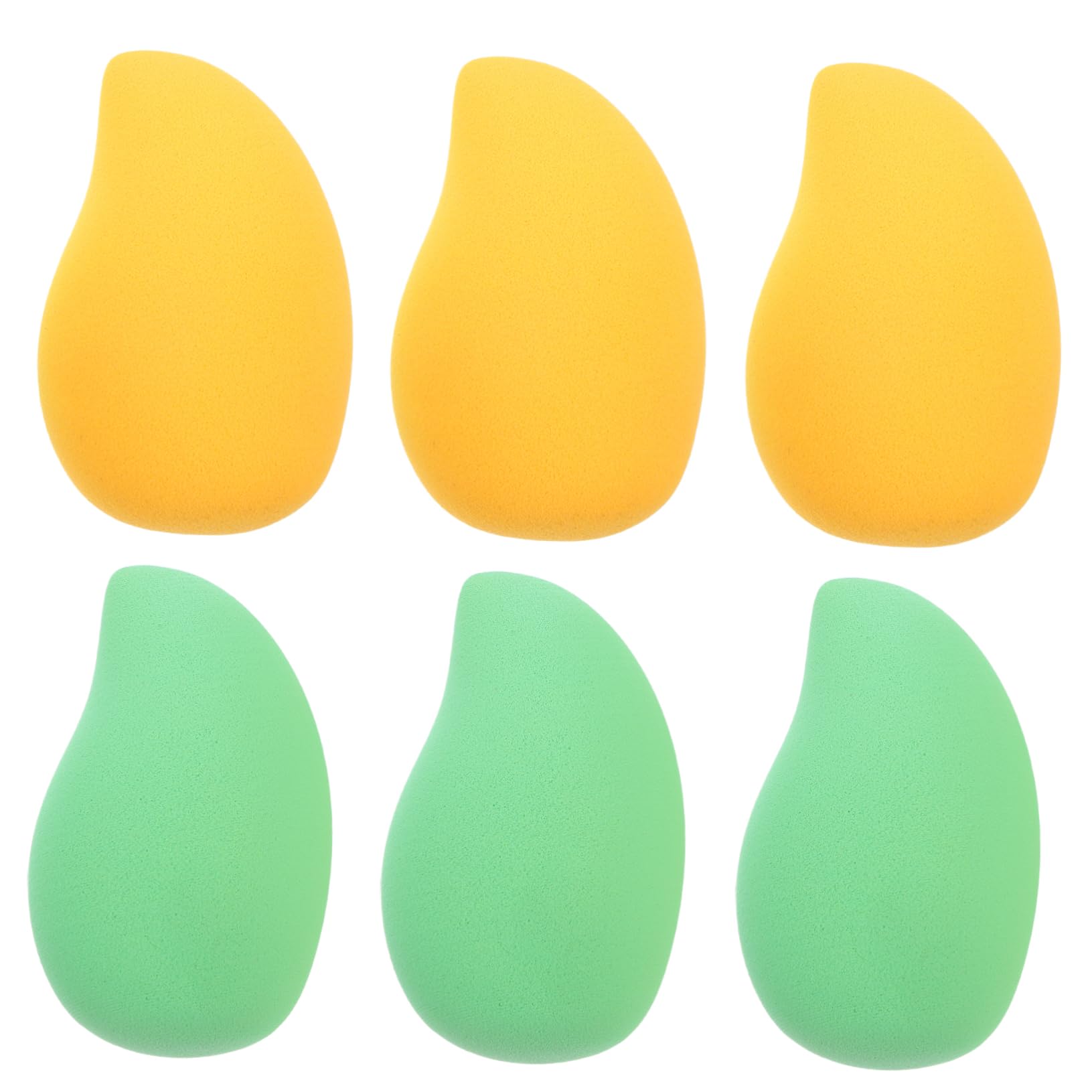 LIFKOME 6Pcs Durable Shape Makeup for Wet Dry Application Soft Cosmetic Sponges for Blending Foundation and Powder for Everyday Use
