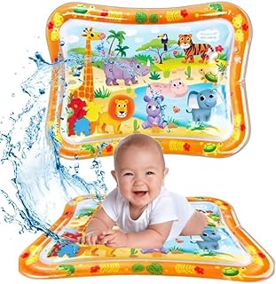 سجادة ، مرتبة مائية للرضع للنوم على الشاطيء او للمنزل طرية وبها صور ومجسمات لتلهية الطفل تملأ بالماء من الوسط و بالهواء من الجوانب خامة عالية الجودة