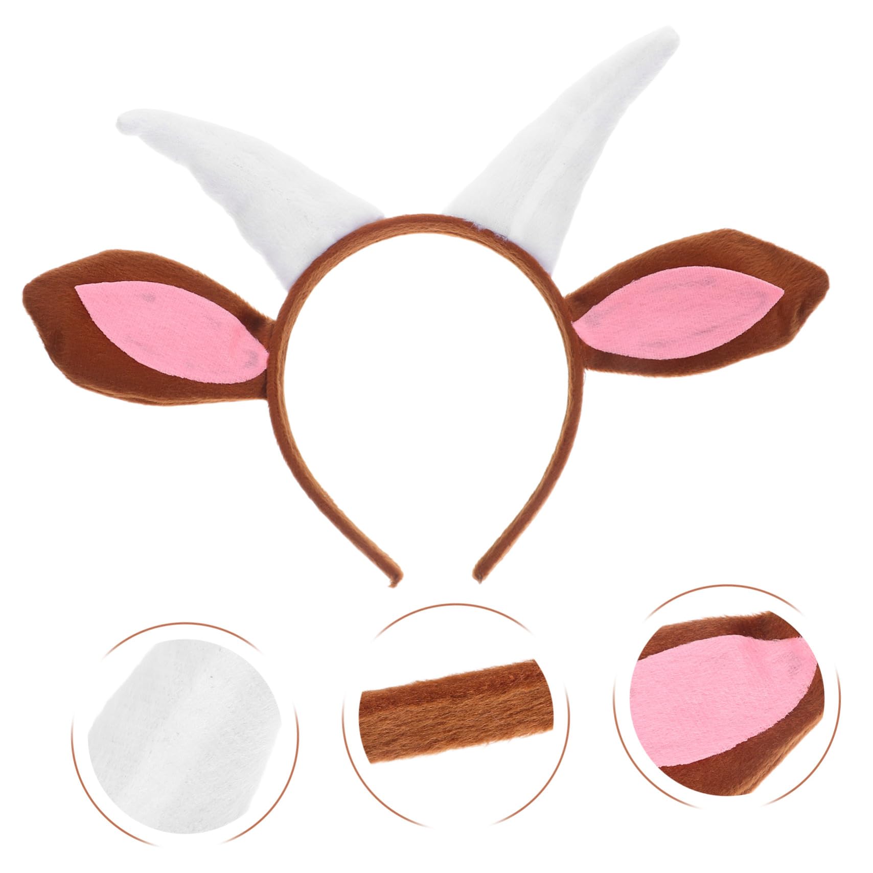 Healeved 10 Piezas Diadema Animal de Peluche para Accesorio para Cosplay y Fiesta con Orejas de para Disfraces Infantiles y Decoración